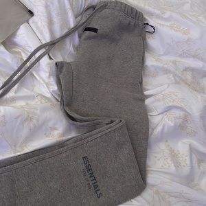 Fear Of God Essentials Dark Heather Oatmeal Sweatpants
